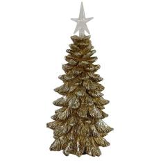 Arvore de Natal Com Led de Resina Decoração para Natal 28cm - Zona Liv