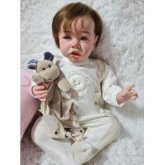 Bebe reborn  corpo de tecido    - BONECA BEBE REBORN 