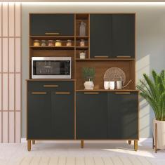 Cozinha Compacta Indekes Braga com 7 Portas e 1 Gaveta - 160cm de largura