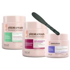 Creme  Relaxante+Drenagem Linfática+Esfoliante Hidramais+Espátula