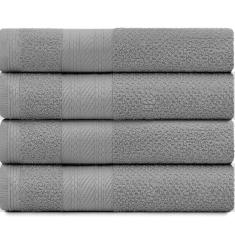 Jogo de Toalhas 4 Peças Banho 100% Algodão Empire Karsten Emcompre