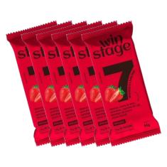 Kit 6X: Barra de Proteína Morango Sem Açúcar WinStage 54g