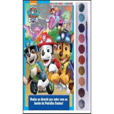 Livro - Patrulha Canina Livro para Pintar com Aquarela - On Line
