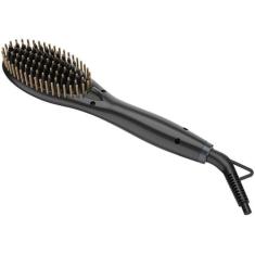 Escova Alisadora Gama Gold Ion Mini Preto Bivolt - GA.MA Italy, Preto 