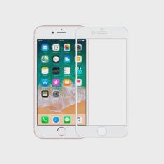 Película de Vidro 3D Branco Para Iphone 7 / 8 Plus Tela 5.5