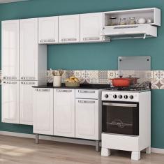 Cozinha Compacta Itatiaia Rose com Balcão 105 - Branco