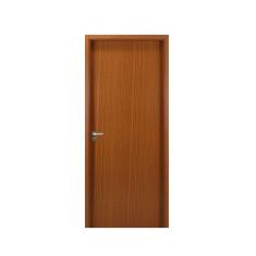Kit Porta de Madeira Lisa 215x84cm com Batente de MDF Ultra 07cm Melamínico MGM Mogno