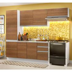 Cozinha Compacta Madesa 100% Mdf Acordes Com Armário e Balcão