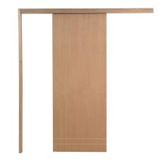 Porta De Correr P- Verniz Frisada F06 210x110