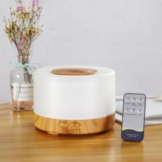 Difusor De Aroma Elétrico Umidificador Ar Ultra-Sônico Névoa Fria Led 