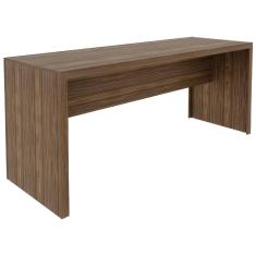 Escrivaninha Mesa Escritorio 180cm Me4185 Nogal