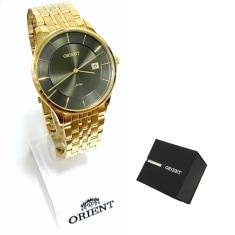 Relógio Orient Masculino Analógico Dourado Slim MGSS1127 G1KX
