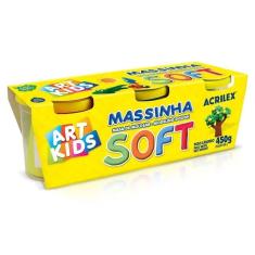 Massinha De Modelar - Soft - 3 Potes - 150ml - Acrilex