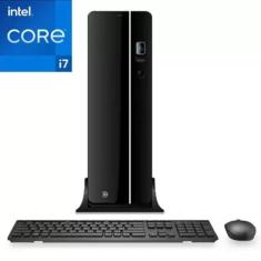 Computador Slim Intel Core i7 16GB SSD 480GB Wifi mouse e teclado sem 