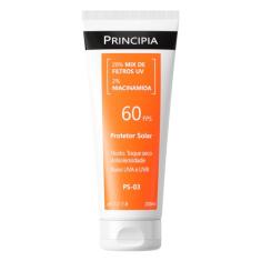 Protetor Solar Corporal Principia 29% Mix de Filtros UV + 2% Niacinamida FPS 60 PS-03 com 200ml
