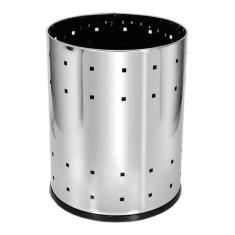 Lixeira Aço Inox Telada 13 Litros Para Casa Ou Escritório