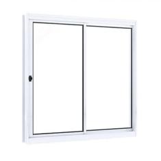 Janela de Correr Aço 2 Folhas Riobras 100cmx120cm Branco