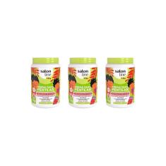Creme Para Pentear Salon Line 1Kg Kids - Kit C/3Un