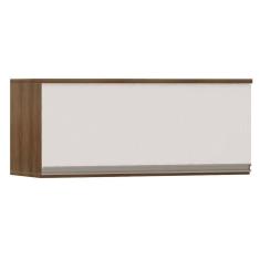 Armário Aéreo Geladeira De Cozinha E Lavanderia 1 Porta 0,70m Módulo Suspenso Areia Diana