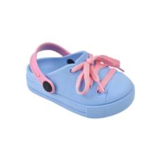 Babuche Tênis Infantil Leve Antiderrapante Star Com Cadarço Calce Fáci