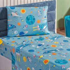 Jogo de cama lençol Bouti Kids Solteiro Toque Macio Estampado Infantil