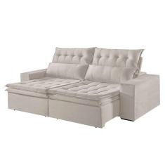 Sofá 3 Lugares Retrátil e Reclinável Martins M-118 Veludo