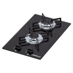 Fogão Cooktop Chamalux 2 Bocas Ultra Chama Preto 127v/220v