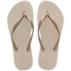 Chinelo Havaianas Slim Tradicional Feminino - Bege