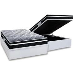 Cama Box Baú Casal: Colchão Espuma D33 Probel /EP ProDormir Advanced T