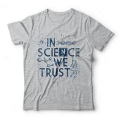 Camiseta Studio Geek In Science We Trust Unissex-Unissex