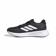 adidas Tênis de corrida feminino Runfalcon 5, Preto/branco/preto, 12 Wide