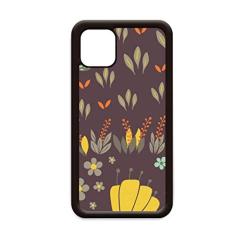 Capa Mung Bean Flower Plant Paint para iPhone 12 Pro Max para Apple Mini Mobile Case