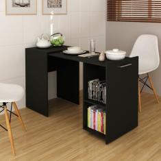 Escrivaninha Retrátil para Escritório Me4170 Preto