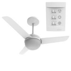 Ventilador de Teto Aliseu Alisclean Branco com Controle de Parede, 110