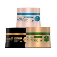 Cronograma Capilar Haskell 3 Máscaras Cav Bend Muru 250g P