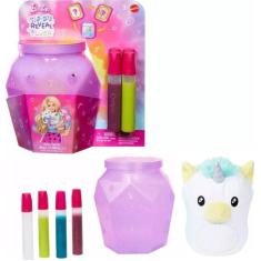 Barbie Pelucia Tie Dye Surpresa Sortimento - Mattel Hwd29