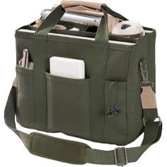 Bolsa de lona para mulheres com bolsos, bolsa tiracolo para mulheres, bolsa de ombro, bolsa de ombro com compartimentos