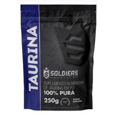 L-Taurina 250g - 100% Pura Importada - Soldiers Nutrition