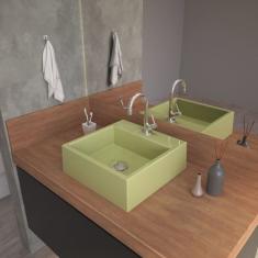 Kit Cuba Q355 com Torneira 1198 Metal e Válvula Click 1 G e Sifão Pvc e Flexível Compace