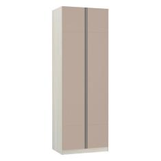 Guarda-roupa 2 Portas 80 Cm Legno Crema Com Connect