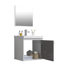 Gabinete Banheiro Em Mdf Com Pia Cuba - Veneto