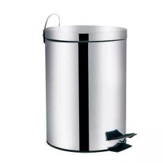 Lixeira 5 litros Ágata Mor, Inox