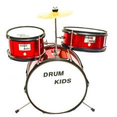 Bateria Infantil Andaluz Drum Kids Vermelha
