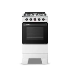 Fogão 4 Bocas Mesa Inox Manual Ideal Pop 4120 Esmaltec Branco