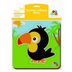 Quebra Cabeça Baby Tucano - Educativo em Madeira