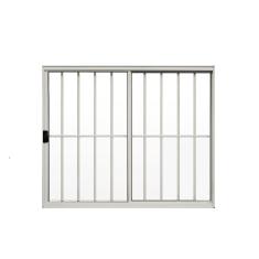 Janela 2 Folhas De Correr C/ Grade 1.00 X 1.50 Alumínio Branco Linha Modular - Hale