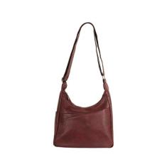 Bolsa Feminina Média Transversal Divisória Bolso Frontal Prática Luxo 