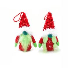 Boneca de Natal 2pc com luzes brilhando boneca rudolph sem rosto boneca velho brinquedo