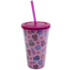 Copo Canudo Viva Coco 450ml - Disney