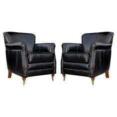 Kit 02 Poltronas Decorativas Sala de Estar Brunei Pés Príncipe Couro P